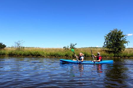 Kanu auf der Weser