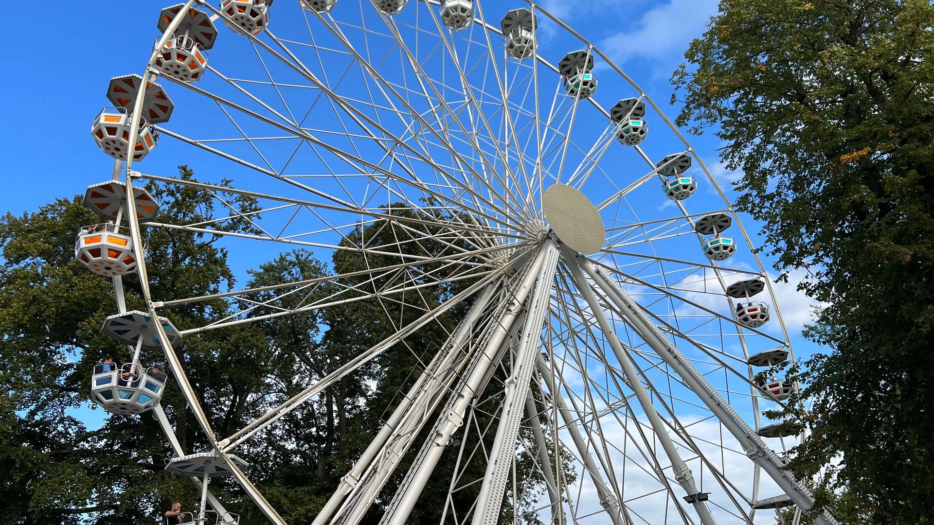 Riesenrad auf dem Nienburger Altstadtfest